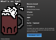 Kegatron Tap Page Kegatron Tap Page